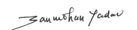 Manmohan Yadav Signature